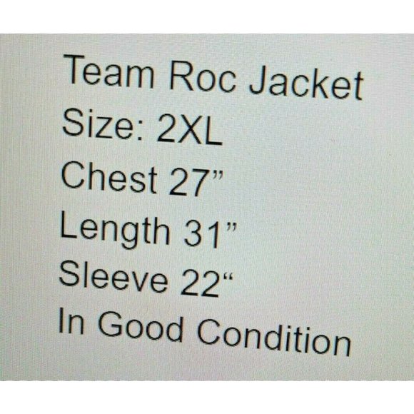 Team Roc Congo Men's Zip-up Green Jacket Size 2XL - Picture 11 of 11